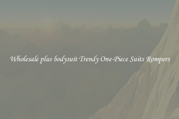 Wholesale plus bodysuit Trendy One-Piece Suits Rompers