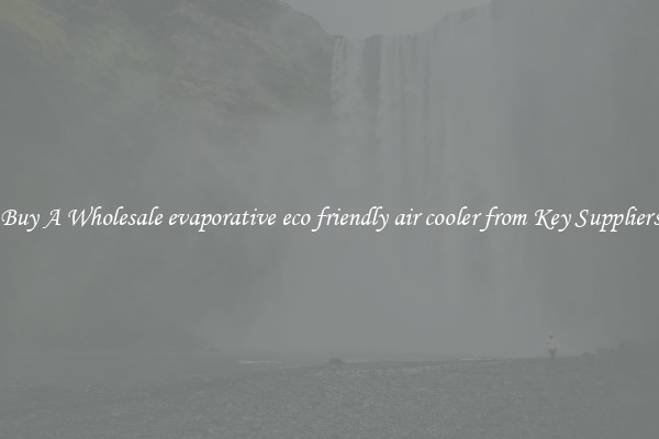 Buy A Wholesale evaporative eco friendly air cooler from Key Suppliers