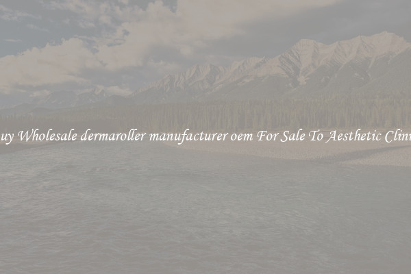 Buy Wholesale dermaroller manufacturer oem For Sale To Aesthetic Clinics
