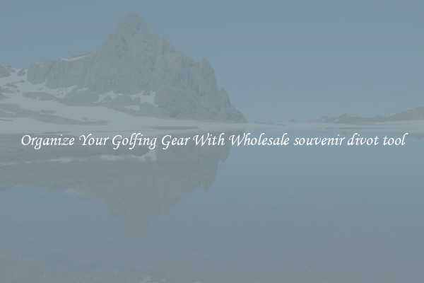 Organize Your Golfing Gear With Wholesale souvenir divot tool