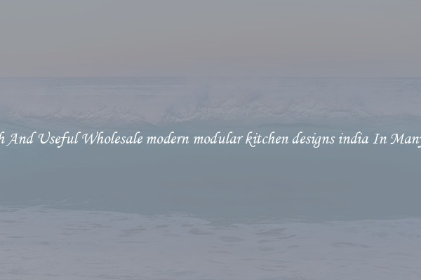 Stylish And Useful Wholesale modern modular kitchen designs india In Many Sizes