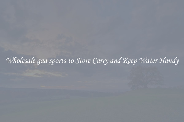 Wholesale gaa sports to Store Carry and Keep Water Handy