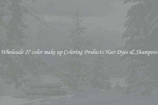 Wholesale 27 color make up Coloring Products Hair Dyes & Shampoos