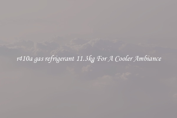 r410a gas refrigerant 11.3kg For A Cooler Ambiance